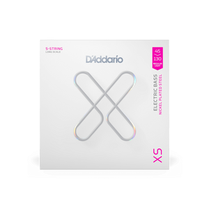 D'Addario XSB45130 Coated Nickel Wound Bass Strings, 45-130