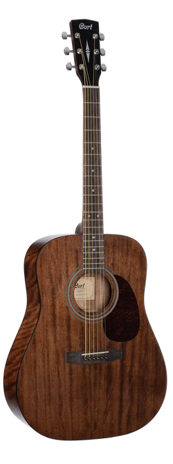 Cort Earth L60MF Acoustic Guitar - Open Pore Mahogany