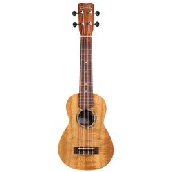 Cordoba 28C Figured Koa Concert Ukulele Front Hawaiian Figured Koa Top