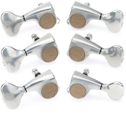 Gotoh SGL510Z, L5 Button X-Chrome 3-A-Side 21:1 Ratio Guitar Tuners