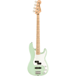 Squier FSR Affinity Series Precision Bass PJ, Maple Fingerboard, White Pickguard, Surf Green