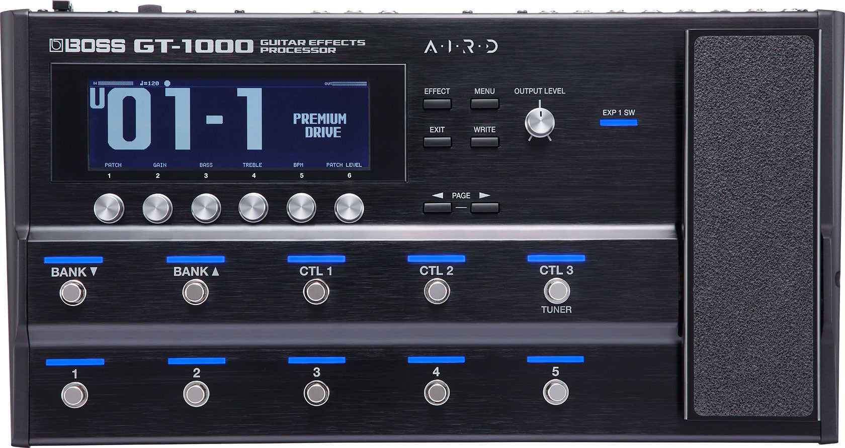 ギター BOSS GT-1000 Guitar Effects Processor BOSS GT-1000 Premier Guitar Effects Processor and Amp Simulator