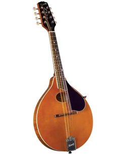 Kentucky KM-272 Deluxe Oval Hole Mandolin - Transparent Amber