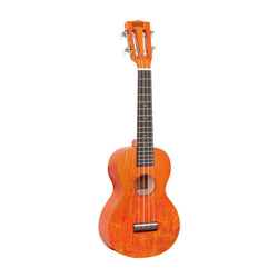 Mahalo Island Series Concert Ukulele - Concert, Matte Orange Sunset (Carry Bag Included)