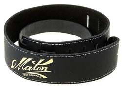 Maton Standard Leather Strap - Black