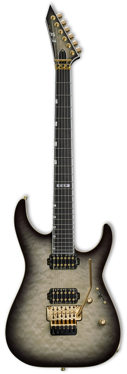 ESP E-II M-II Black Natural Burst