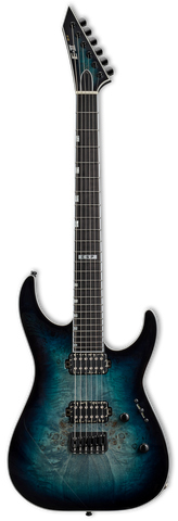 ESP E-II M-II HT Mercury Blue Burst