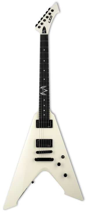 LTD James Hetfield Vulture Signature Guitar – Olympic White