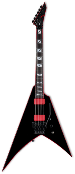 LTD GH-SV Gary Holt Signature Electric Guitar - Black (w/ Hard Case)