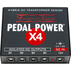 Voodoo Lab Pedal Power X4 top view