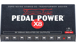 Voodoo Lab Pedal Power X8 top view
