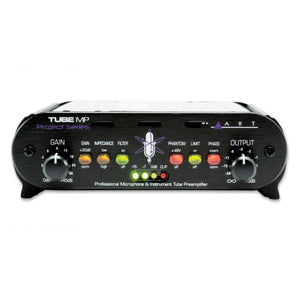 ART TUBE MP Project Series Professional Mic & Instrument Tube Preamp w/Limiter & Selectable Input Impedance front