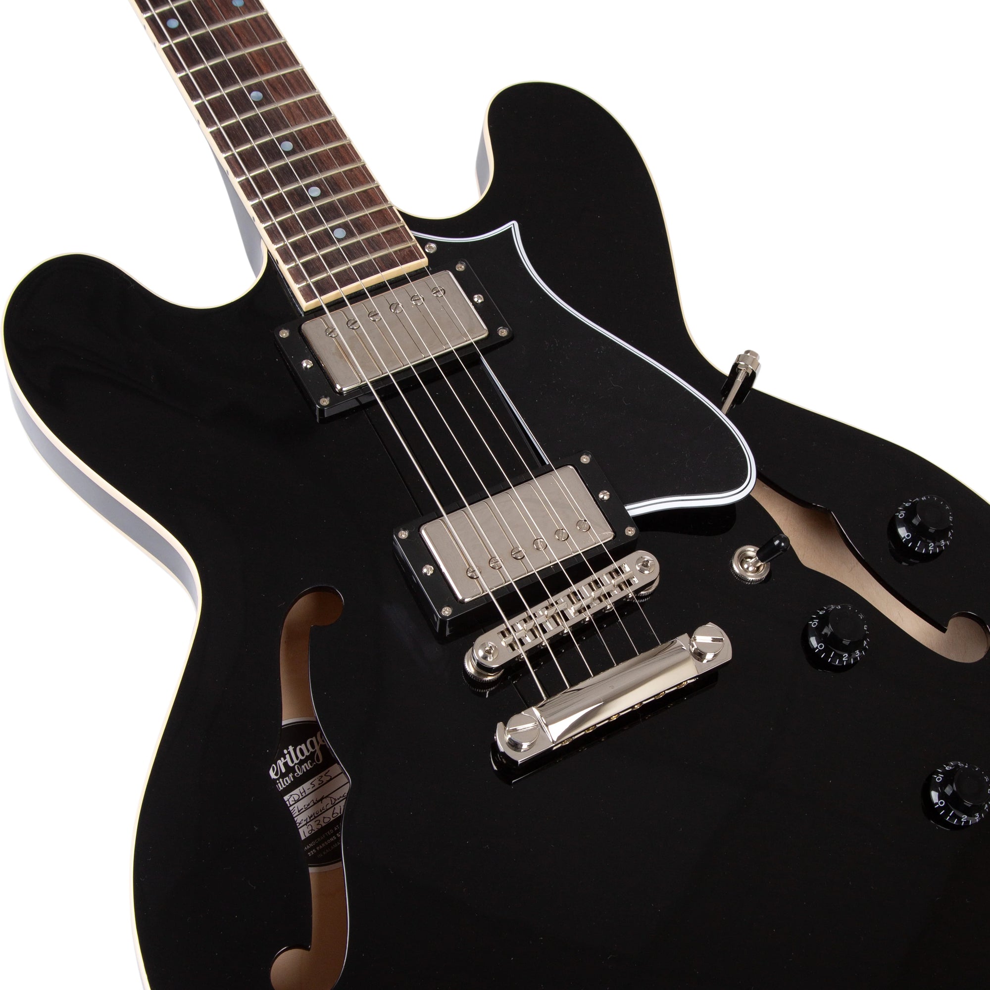 Heritage H-535 Ebony セミアコ USA製 Heritage Standard Collection H-535 Electric Guitar with Case, Ebony
