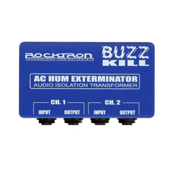 Rocktron Buzz Kill AC Hum Exterminator Audio Isolation Transformer top view