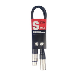 Stagg Microphone Cable (60cm) SMC060