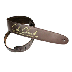 Cole Clark Leather Guitar Strap, Saddle Brown