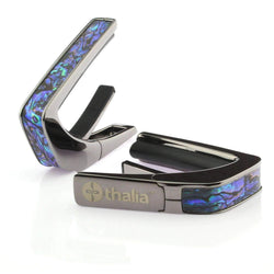Thalia Capos Blue Abalone Exotic Shell - Black Chrome