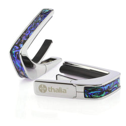 Thalia Capos Blue Abalone Exotic Shell Capo Chrome