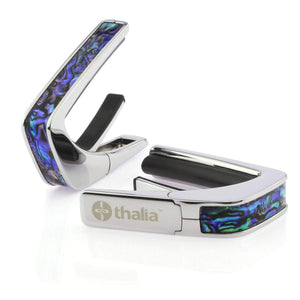 Thalia Capos Blue Abalone Exotic Shell Capo Chrome
