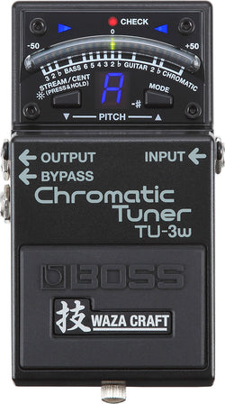 BOSS TU-3W Waza Craft Chromatic Tuner top