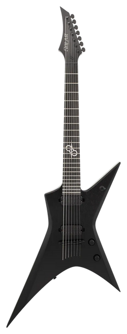 Solar X2.7BOP+ Electric Guitar - Black Open Pore - 7 STRING