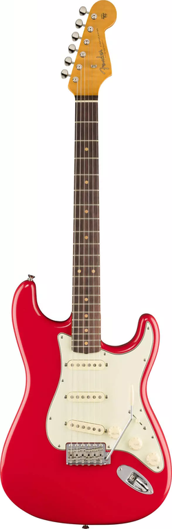 Fender Limited Edition American Vintage II '61 Stratocaster, 3A Flame Maple Neck, Fiesta Red