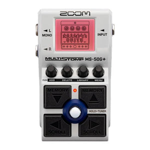 Zoom MS-50G+ MultiStomp Guitar Multi-Effects Pedal