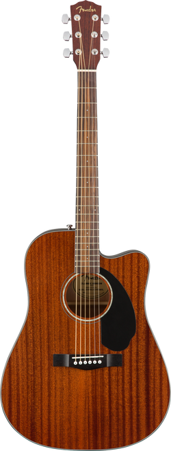 Fender CD-60SCE Dreadnought, Walnut Fingerboard, All-Mahogany