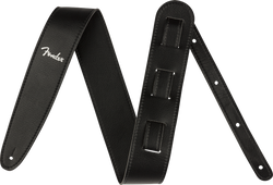 Fender® Vegan Leather Strap, Black, 2.5