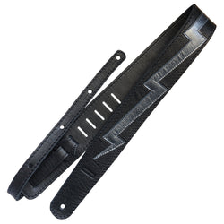 Richter Raw II Lightning Black / Titan Guitar Strap #1591