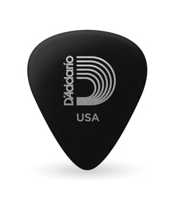 D'Addario Black Celluloid Guitar Picks, 10 pack, Medium