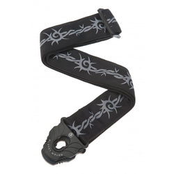 Planet Waves 50PLA04 Planet Lock Guitar Strap - Barbed Wire