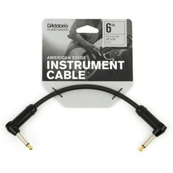 D'Addario American Stage Instrument Patch Cable - 6 Inch