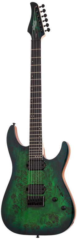 Schecter C-6 Pro Aqua Burst Guitar