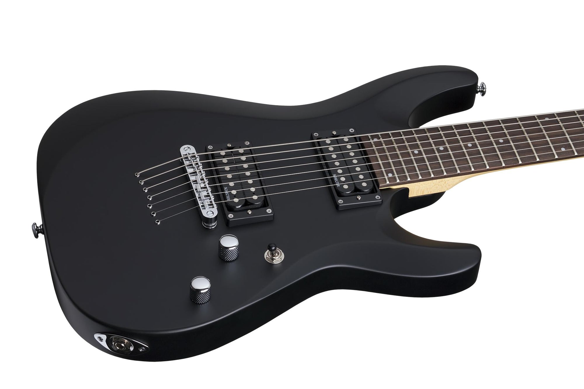 Schecter C-7 Deluxe Satin Black SCH437