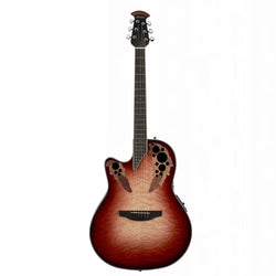 Ovation CE44LX-1R Celebrity Elite EX LH Ruby Red Mid Bowl