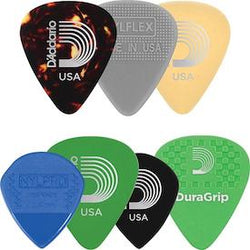 D'Addario Assorted Guitar Picks, 5 pack, Medium