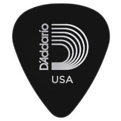 D'Addario Black Celluloid Guitar Picks, 10 pack, Heavy