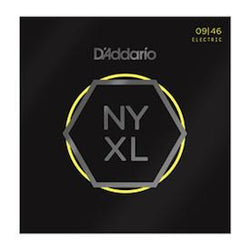 D'Addario NYXL0946 Nickel Wound, Super Light Top / Regular Bottom, 09-46.