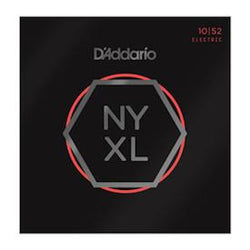 D'Addario NYXL1052 Nickel Wound Electric Guitar Strings, Light Top / Heavy Bottom, 10-52.