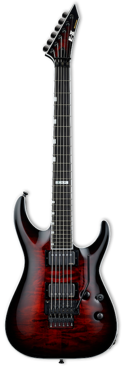 ESP E-II HORIZON-II FR SEE THRU BLACK CHERRY SBST