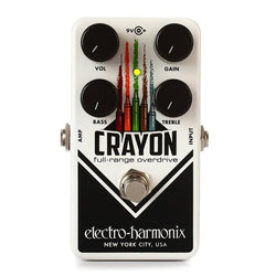 Electro Harmonix Crayon Full-Range Overdrive Pedal top
