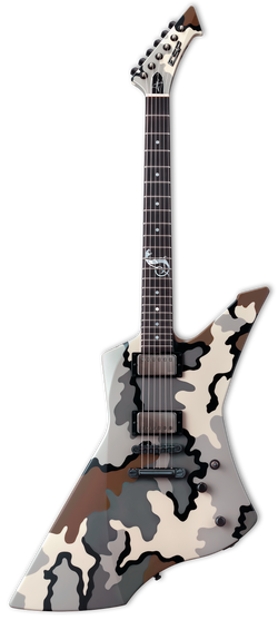 ESP SNAKEBYTE CAMO James Hetfield Signature