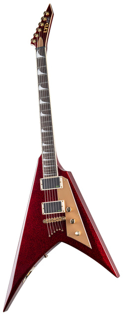 LTD KH-V Kirk Hammett Signature Guitar - Red Sparkle