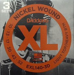 D'Addario EXL140-3D 3 Pack