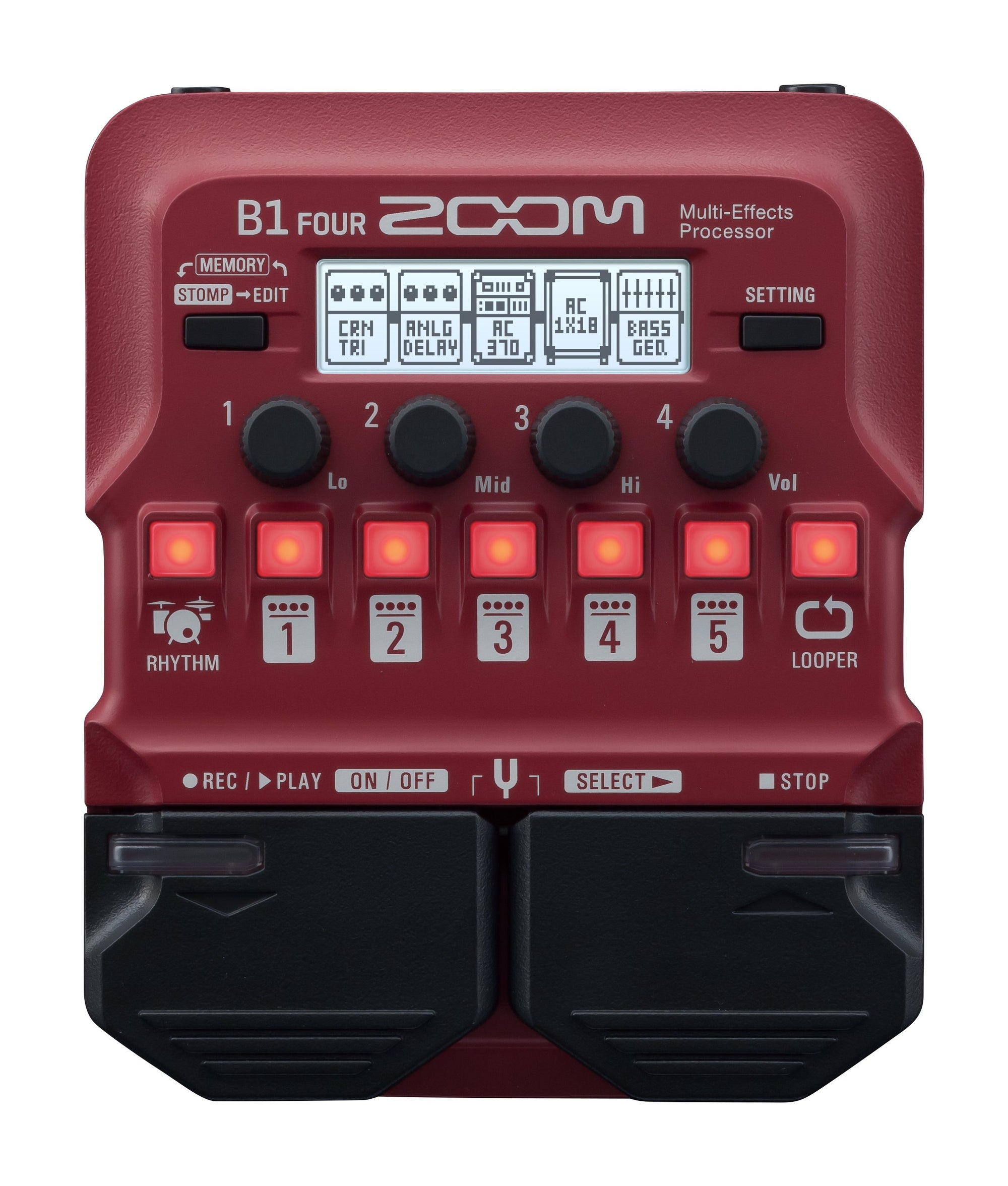 ベース B1 FOUR Bass Multi-Effects Processor Zoom B1 Four Bass Multi-Effects Processor