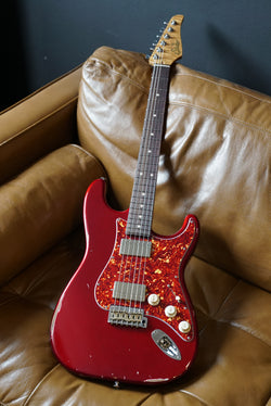 Suhr Custom Classic S Antique Candy Apple Red HH with Bag 