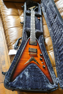 Gibson Custom Dave Mustaine Flying V EXP Limited Edition - Red Amber Burst