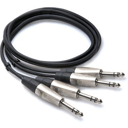 Hosa HSS-003X2 Pro 1/4'' Cable 3ft (Dual)