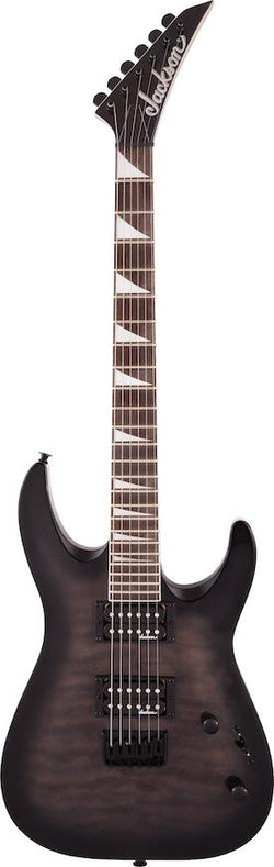 Jackson JS Series Dinky Arch Top JS32Q DKA HT Amaranth Fingerboard Transparent Black Burst